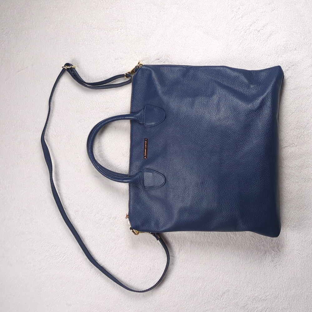 Tuscany Leather Soft Leather Satchel Dark Blue